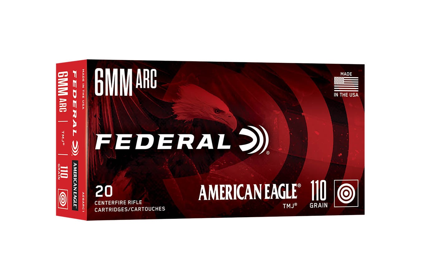 Federal 6mm ARC 110gr TMJ American Eagle 20/Box