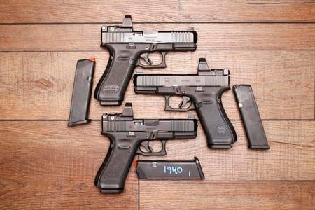45 9MM NIGHT SIGHTS DELTA POINT PRO POLICE TRADE-IN (GOOD) CONDITION