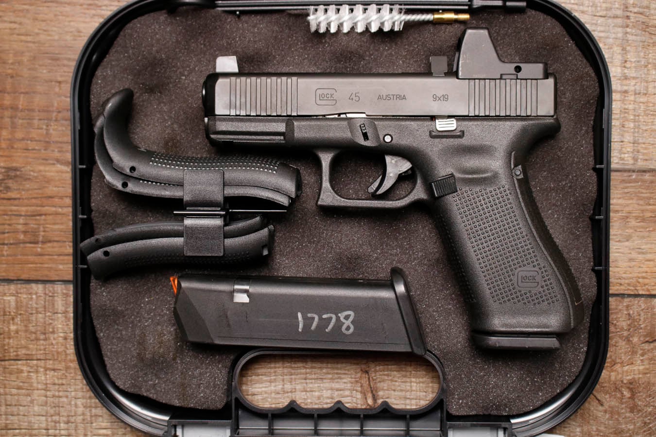Glock 45 9mm Police Trade-In Pistol with Trijicon RMR Red Dot