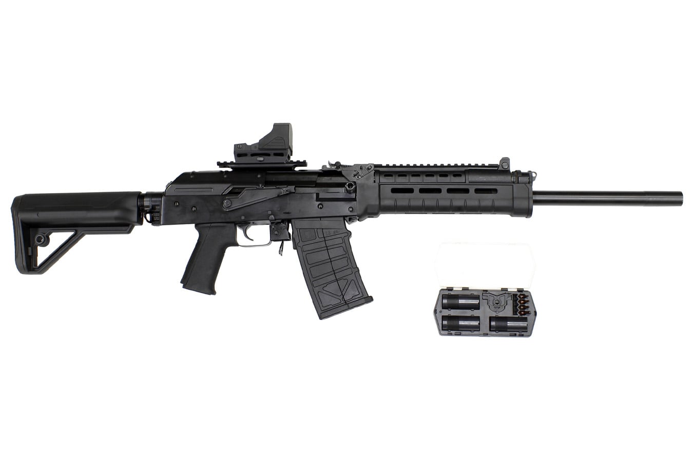 JTS M12AK 12 Gauge Semi-Automatic Shotgun with M-Lok Handguard and Red Dot