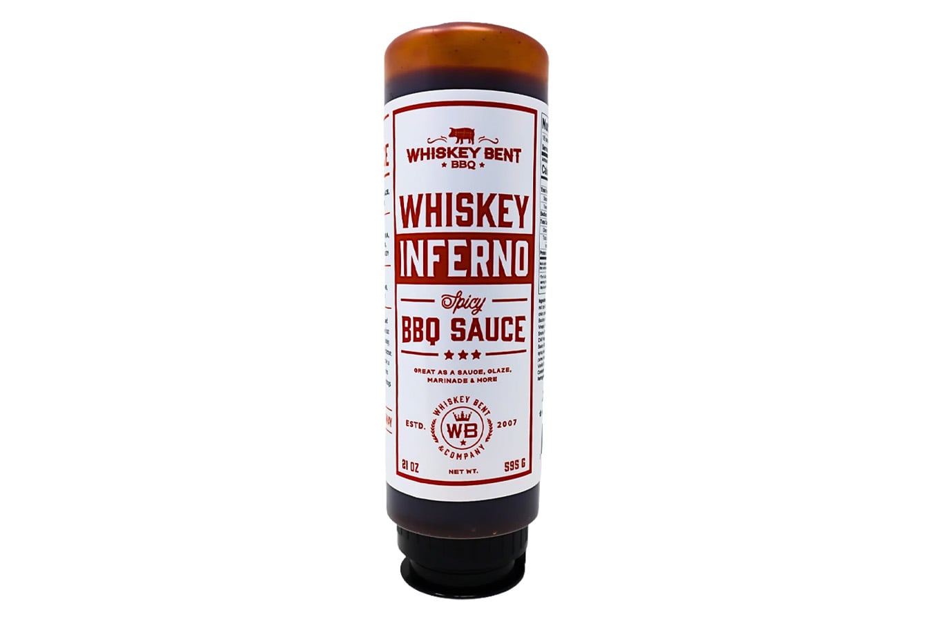 Whiskey Bent Whiskey Inferno – Spicy BBQ Sauce