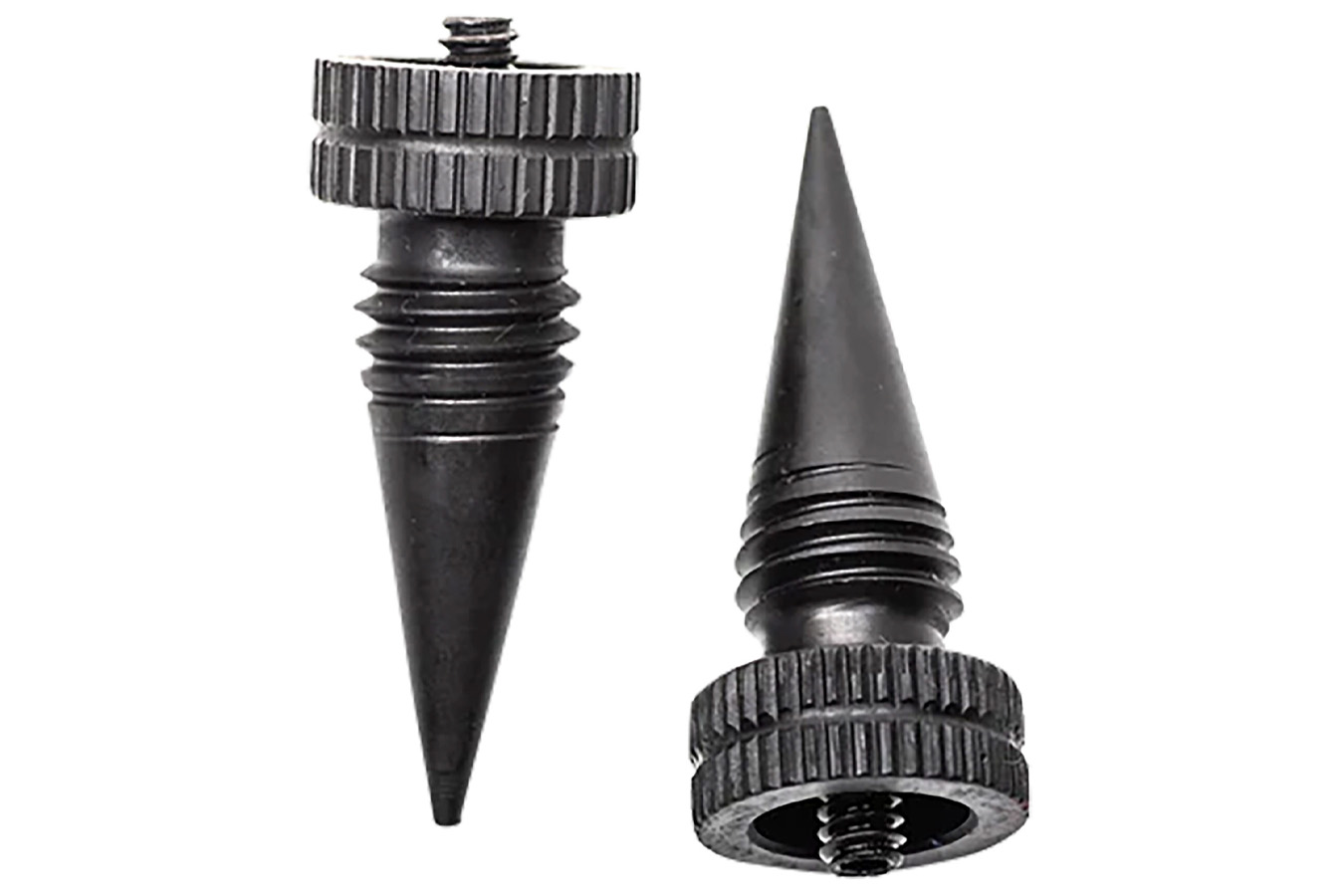 Accu-Tac LLC LR-10 Set Black Oxide Aluminum with Screw On Design for Accu-Tac Bipod
