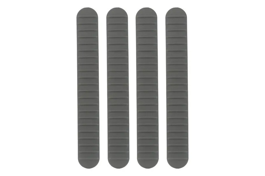 B5 Systems M-LOK Rail Cover 4 Pack - Wolf Gray