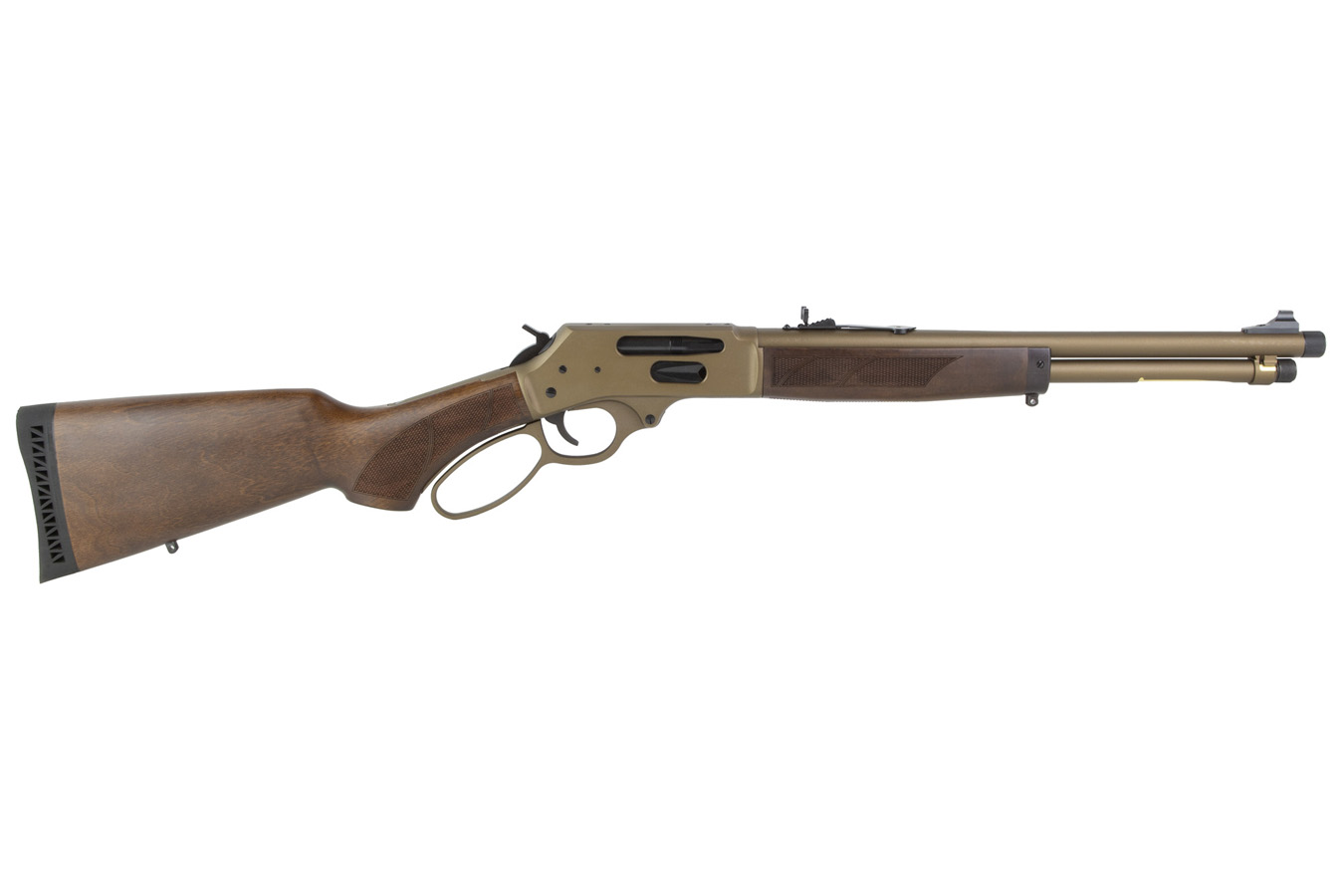 Henry H09 Explorer 30-30 Winchester  Lever Action Rifle with Wood Stock and Burnt Bronze Finish