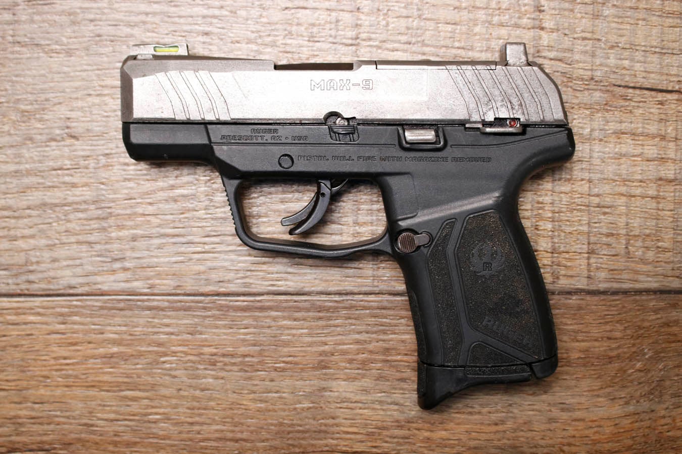 Ruger Max-9 9mm Police Trade-In Optic Ready Pistol