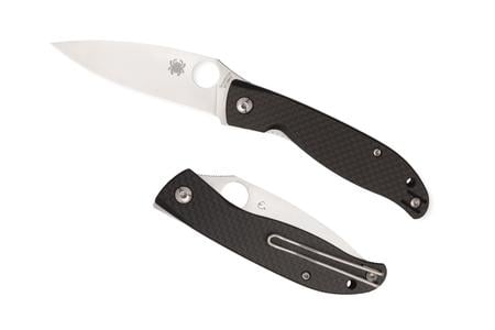 SPYDERCO MANTRA 4 CF 3.34 BLK/SLV