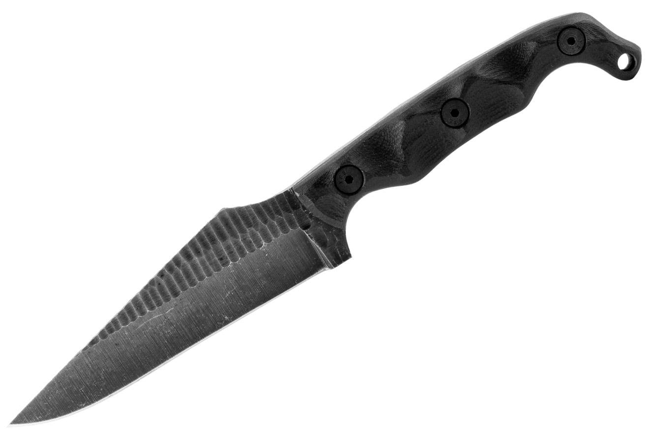 Stroup Knives TU2 Acid Etched Fixed Blade with Sheath