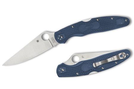 SPYDERCO POLICE 4 LTWT 4.38 BLU/SLV