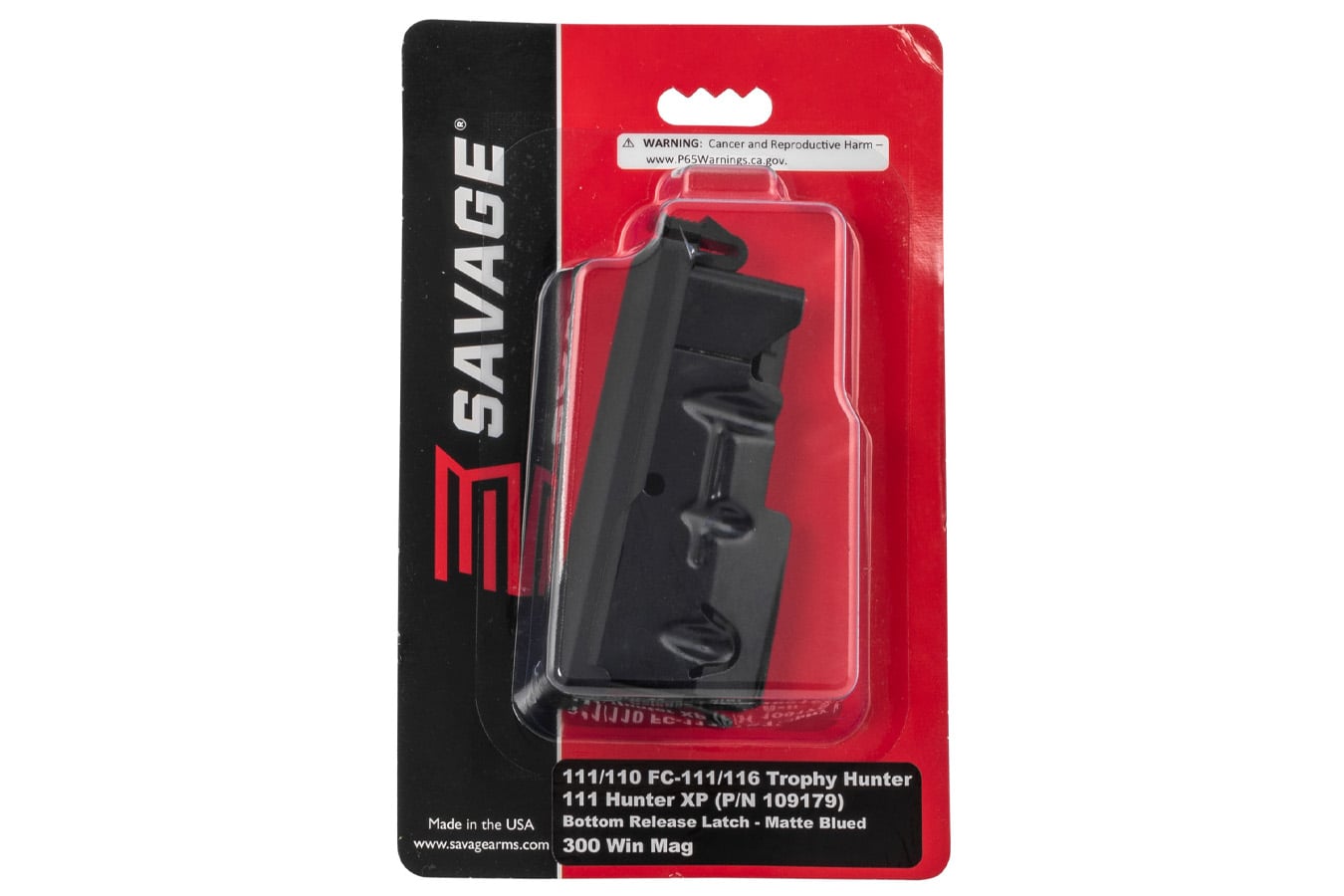 Savage Axis 300 Win Mag 3-Round Blued Steel Magazine