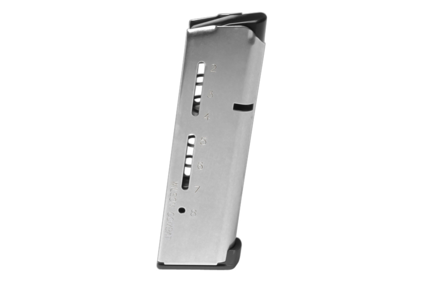 Wilson Combat ETM 8rd Detachable w/ Lo-Profile Steel Floor Plate 45 ACP+P Fits Wilson Combat 1911 Elite Tactical Stainless Steel