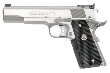 COLT Gold Cup Trophy 45 Auto Stainless Steel 1911 Pistol