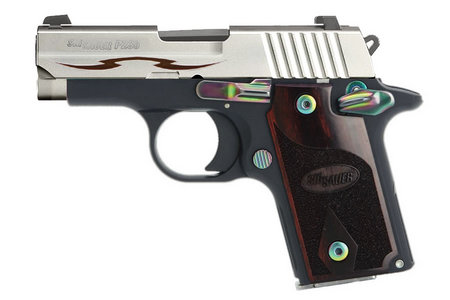 P238 380ACP ROSEWOOD TRIBAL STAINLESS