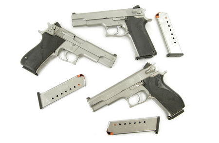 MODEL 4506 45ACP STAINLESS POLICE TRADES