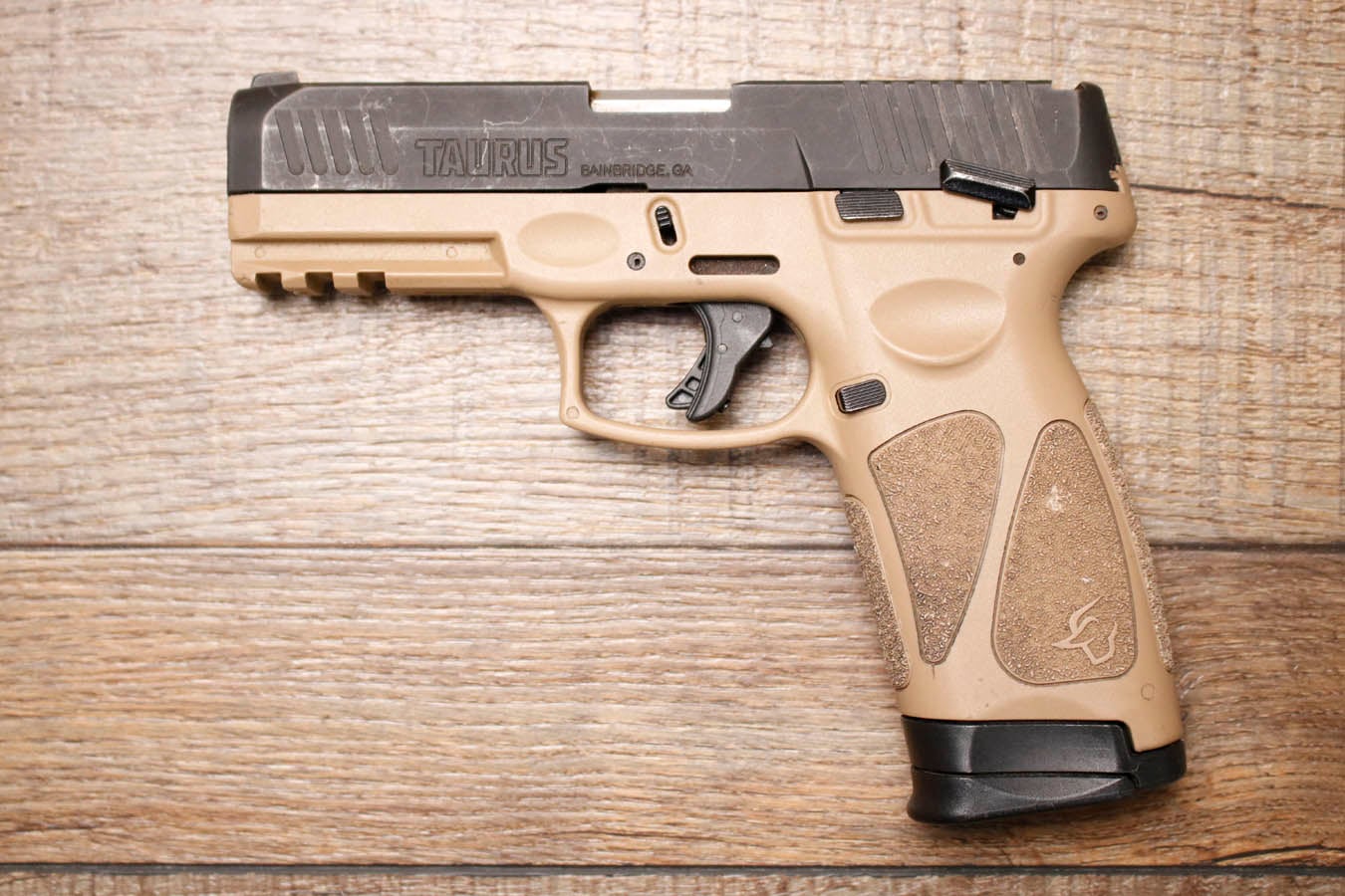 Taurus G3 9mm Police Trade-In Pistol with FDE Frame (Missing Rear Sight)