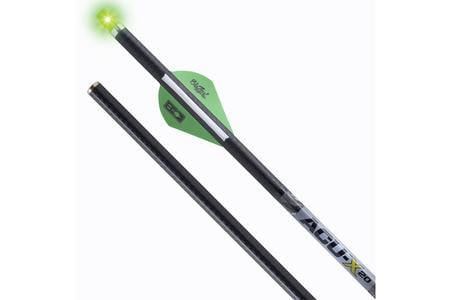 ACU-X LIGHTED CARBON ARROWS, 20`, .001` 3 PK GREEN