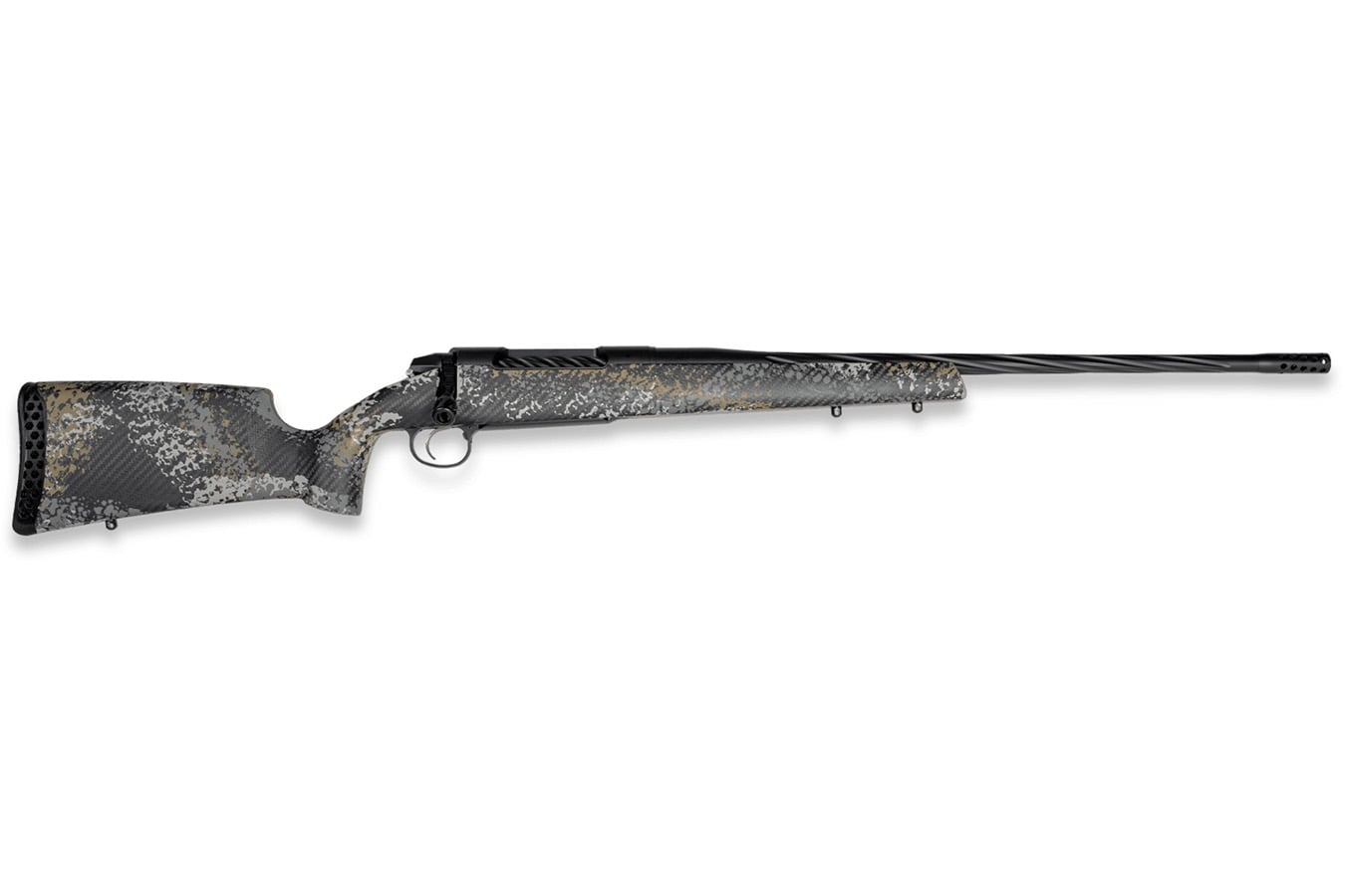 Weatherby 307 Alpine ST 22 Creedmoor Bolt-action Rifle with Gray/Gold Brushed Sponge Pattern