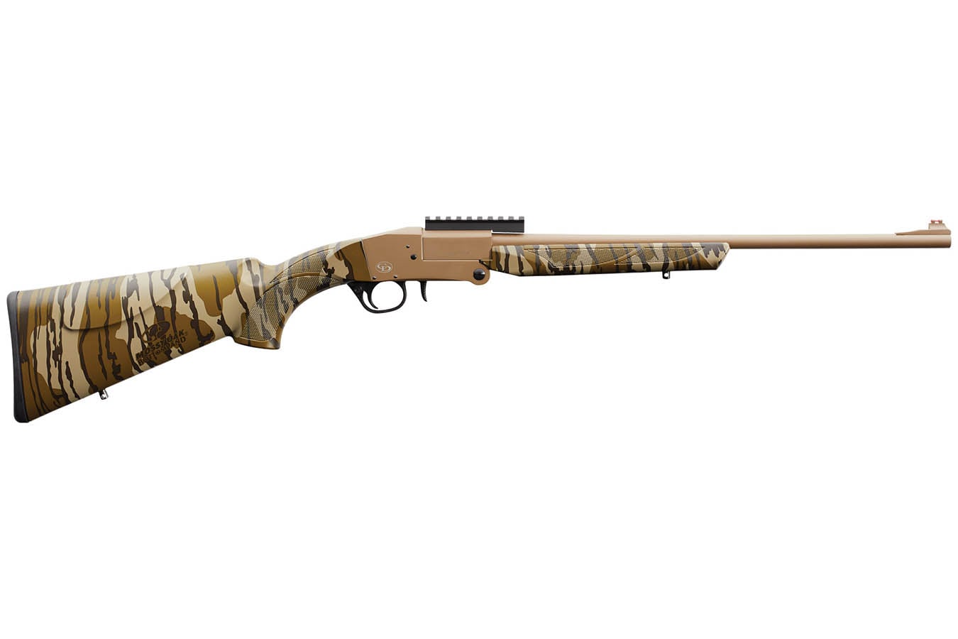 Chiappa Charles Daly 101 410 Bore Single Shot Shotgun with Mossy Oak Bottomlands Camo Stock