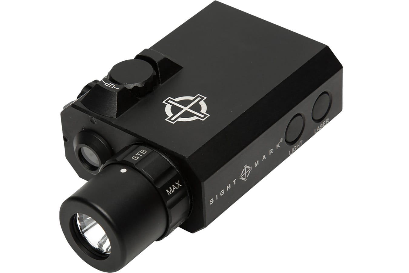 Sightmark LoPro Mini Combo Flashlight and Green Laser Sight Matte Black 300 Lumens White LED