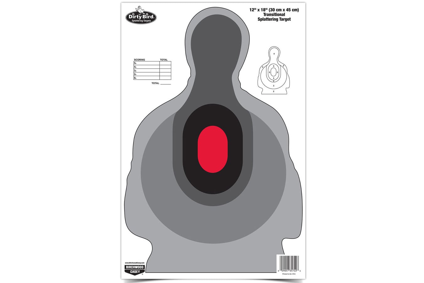 Birchwood Casey Dirty Bird Transitional Target, 8-Pack