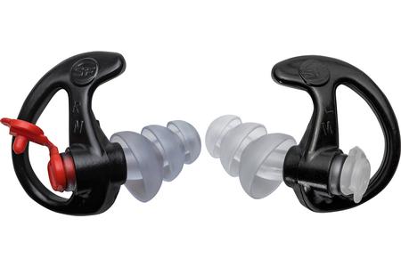 TRIPLE FLANGED, FILTERED EARPLUGS,