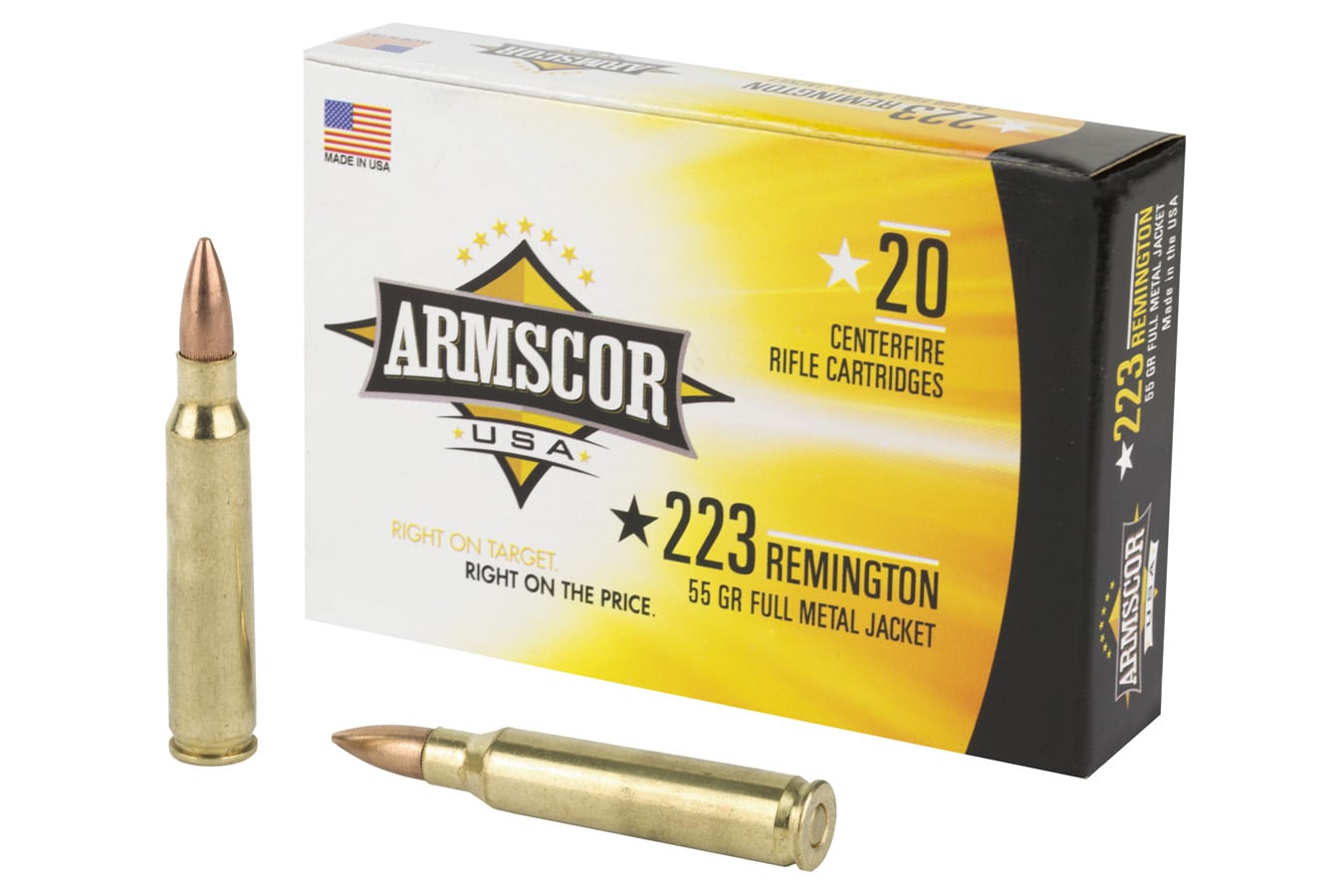 Armscor 223 Rem 55 gr Full Metal Jacket 20/Box