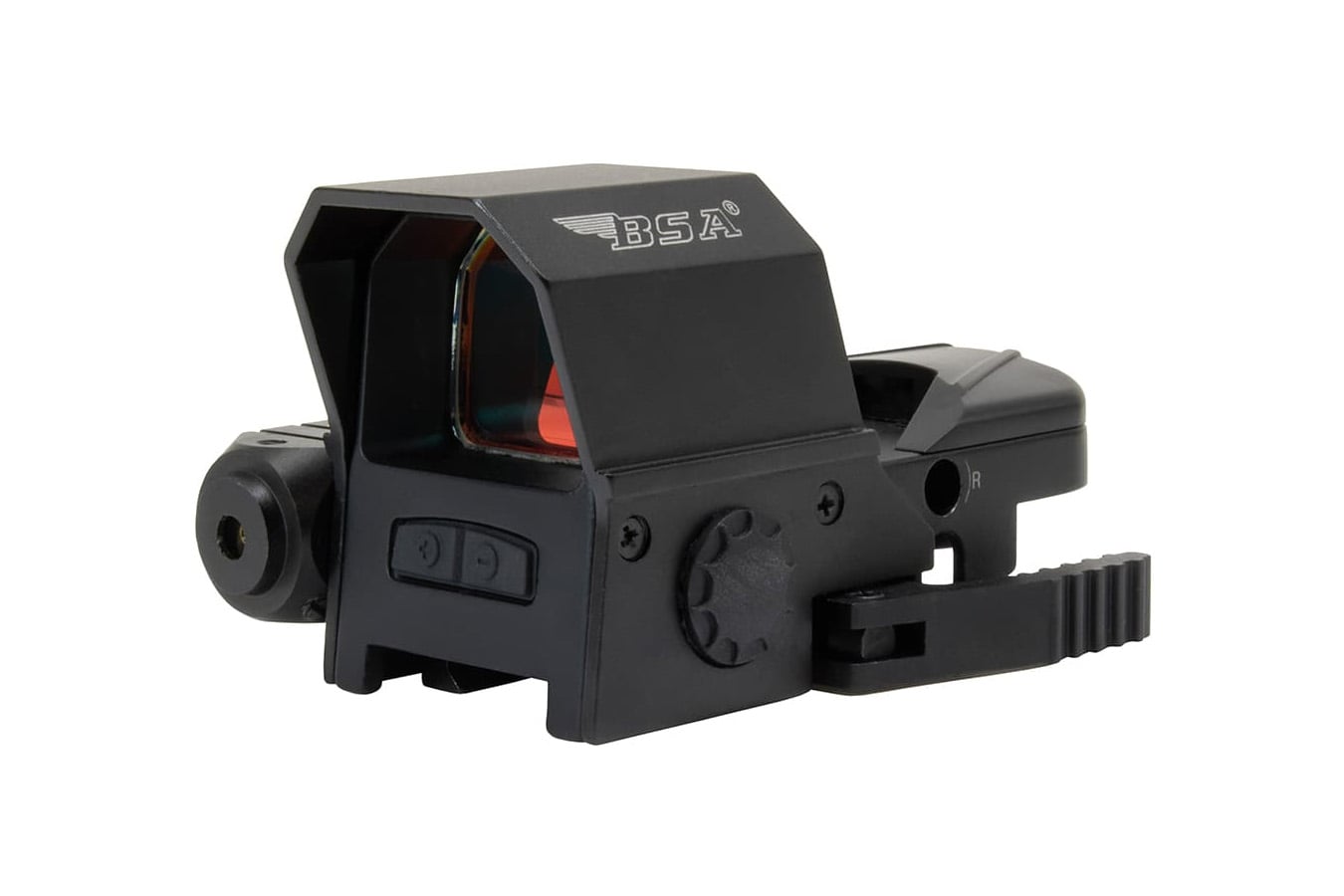 Bsa Optics Prism 33x24mm Reflex Sight with Laser