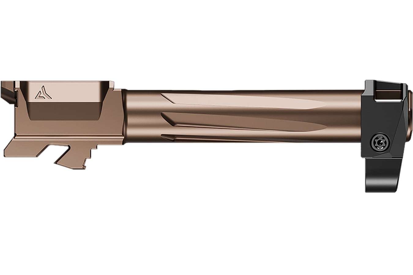 Radian Weapons Ramjet & Afterburner Combo 9mm Luger Compatible w/Glock 19 Gen3, Bronze Stainless Steel