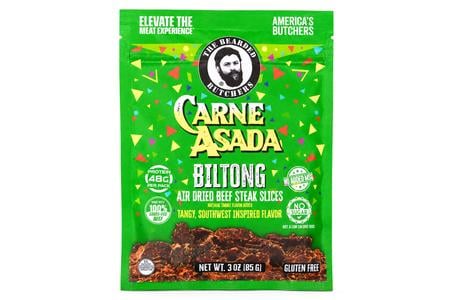 CARNE ASADA BILTONG 3 OZACARNE ASADA BILTONG 3 OZ AIR DRIED BEEF STEAK SLICES