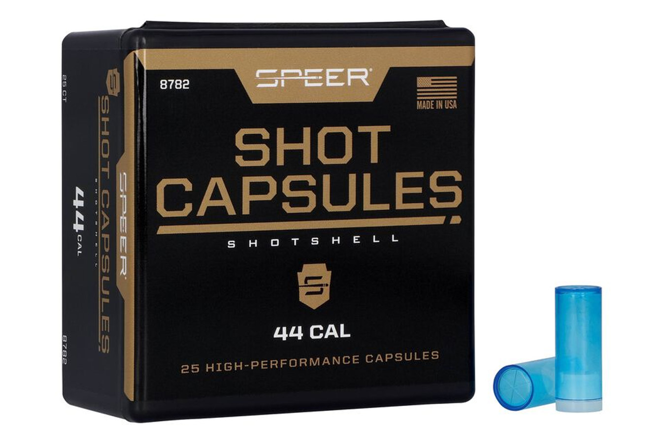 Speer Reloading 44 Rem Empty Shot Capsules with Base Plug