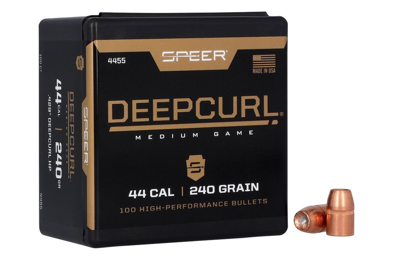 Speer Reloading 44 Cal .429 240 gr DeepCurl Handgun Hunting 100/Box
