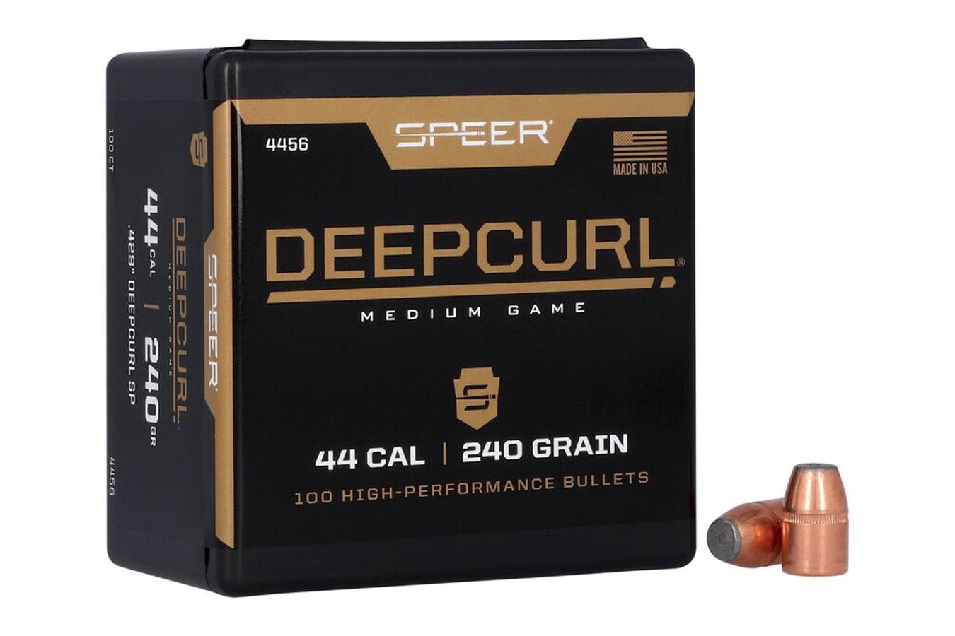 Speer Reloading 44 Cal .429 240 gr DeepCurl Handgun Hunting 100/Box
