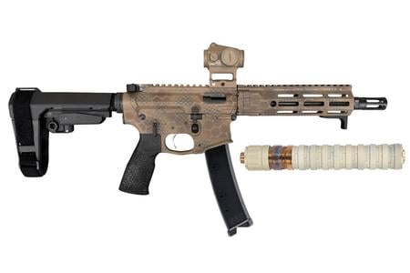 DANIEL DEFENSE PCC 9MM ARID RATTLECAN CERAKOTE VORTEX CROSSFIRE/ Q ERECTOR