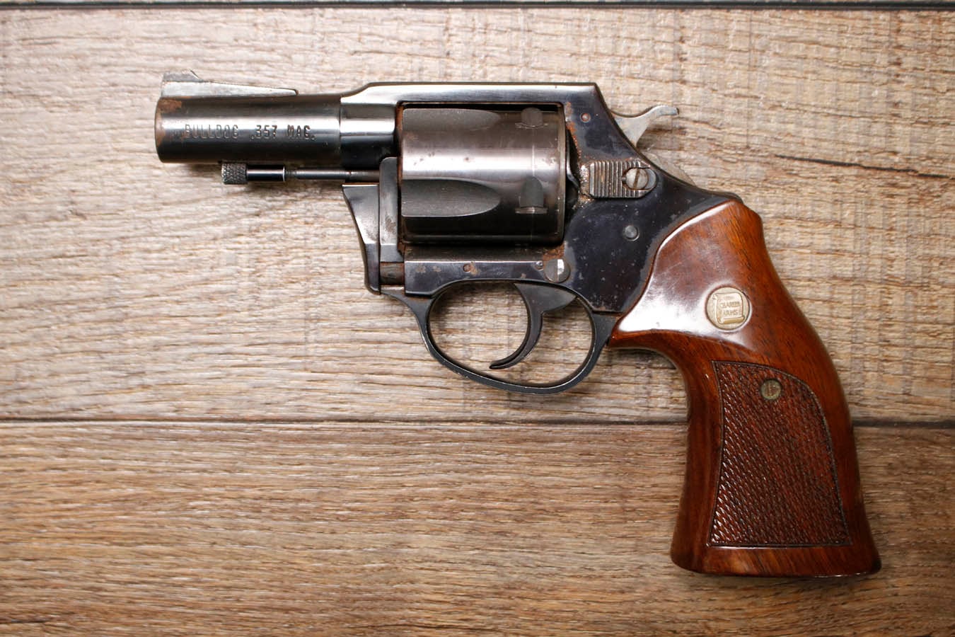 Charter Arms Bulldog .357 Magnum Used Revolver with Wood Grips