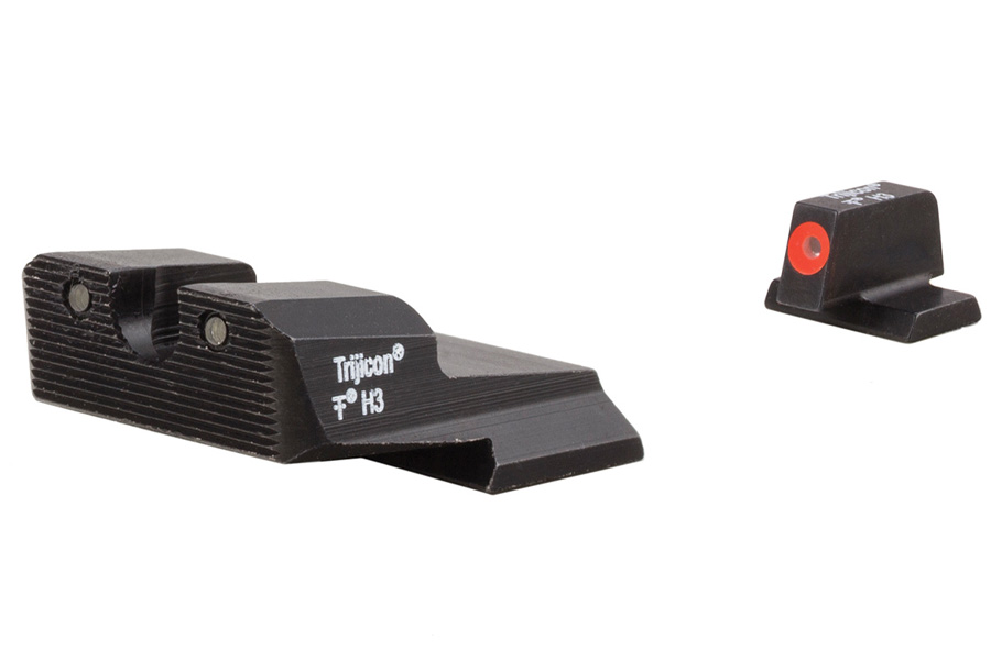 Trijicon HD XR Night Sight Set for Smith & Wesson Shield (Orange Front Ring)