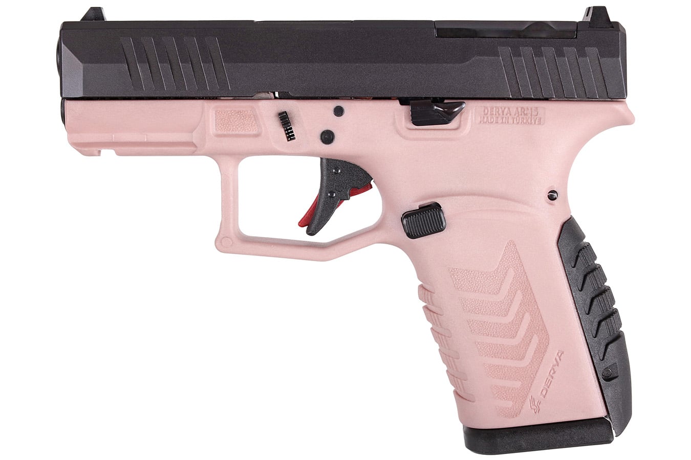 Derya Firearms DY9Z 9mm Pistol with Pink and Black Frame