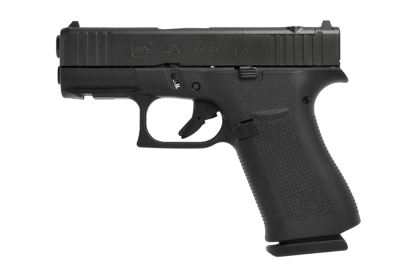 Glock 43x MOS 9mm 15 Round Pistol with Front Rail