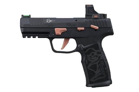 ROSE W/OPTIC 22 LR 20+1 4` BLACK BARREL, BLACK ANODIZED SERRATED W/OPTIC SLIDE,
