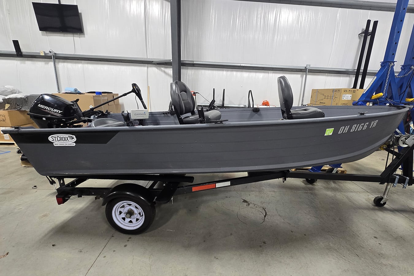 Smokercraft Smokercraft Fishing Boat with 9.9 HP Outboard & Trailer