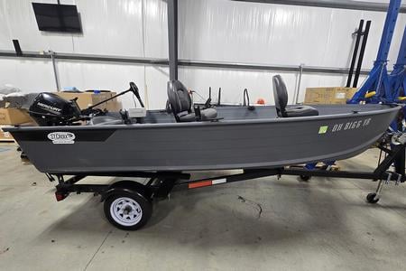 Smokercraft Smokercraft Fishing Boat with 9.9 HP Outboard & Trailer