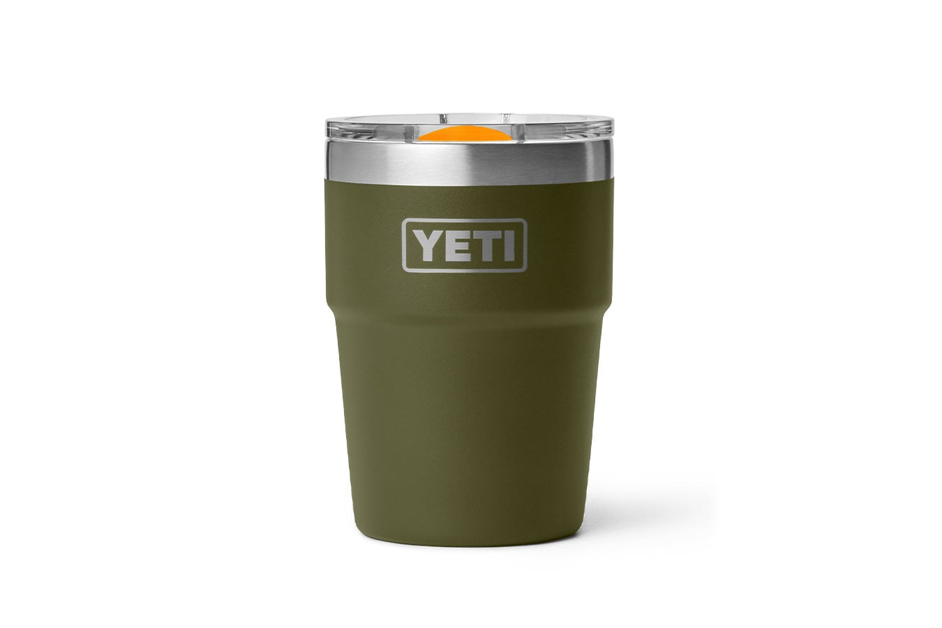 YETI COOLERS RAMBLER 16 OZ STACKABLE MS OLIVE/KCO