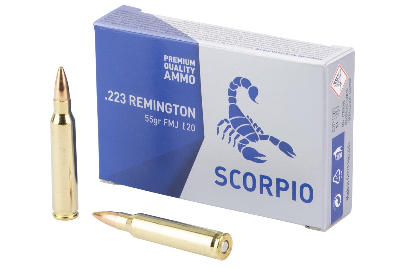 Stv Technology 223 Rem 55 gr Full Metal Jacket Scorpio 20/Box