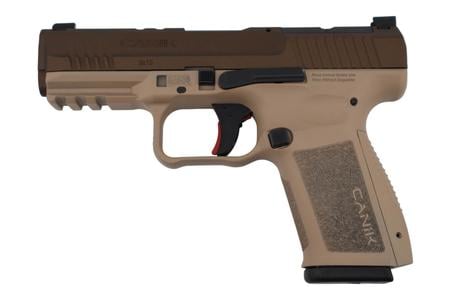 CENTURY CANIK METE SF 9MM PORTED BARREL TWO TONE TAN PSTL 4.19 BRL 1-15RD MAG