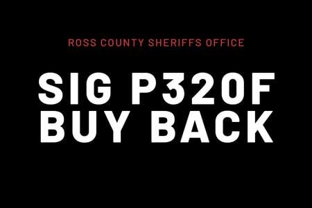 ROSS COUNTY SHERIFF OFFICE P320F 9MM 3 MAGS SIGLITE NS  VERY GOOD CONDITION