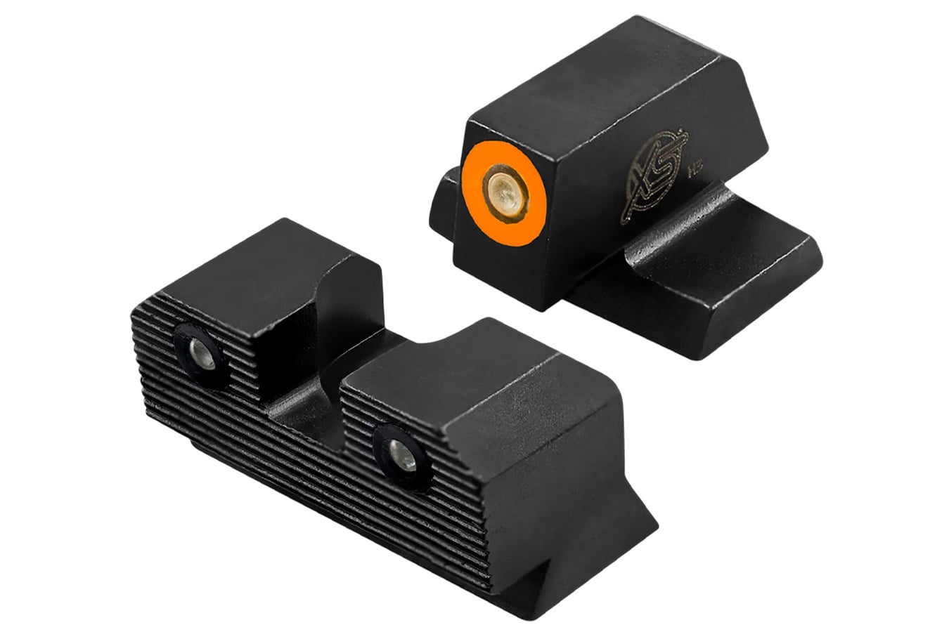 Xs Sight Systems R3D 2.0 Orange Tritium Front/Black Oxide Frame