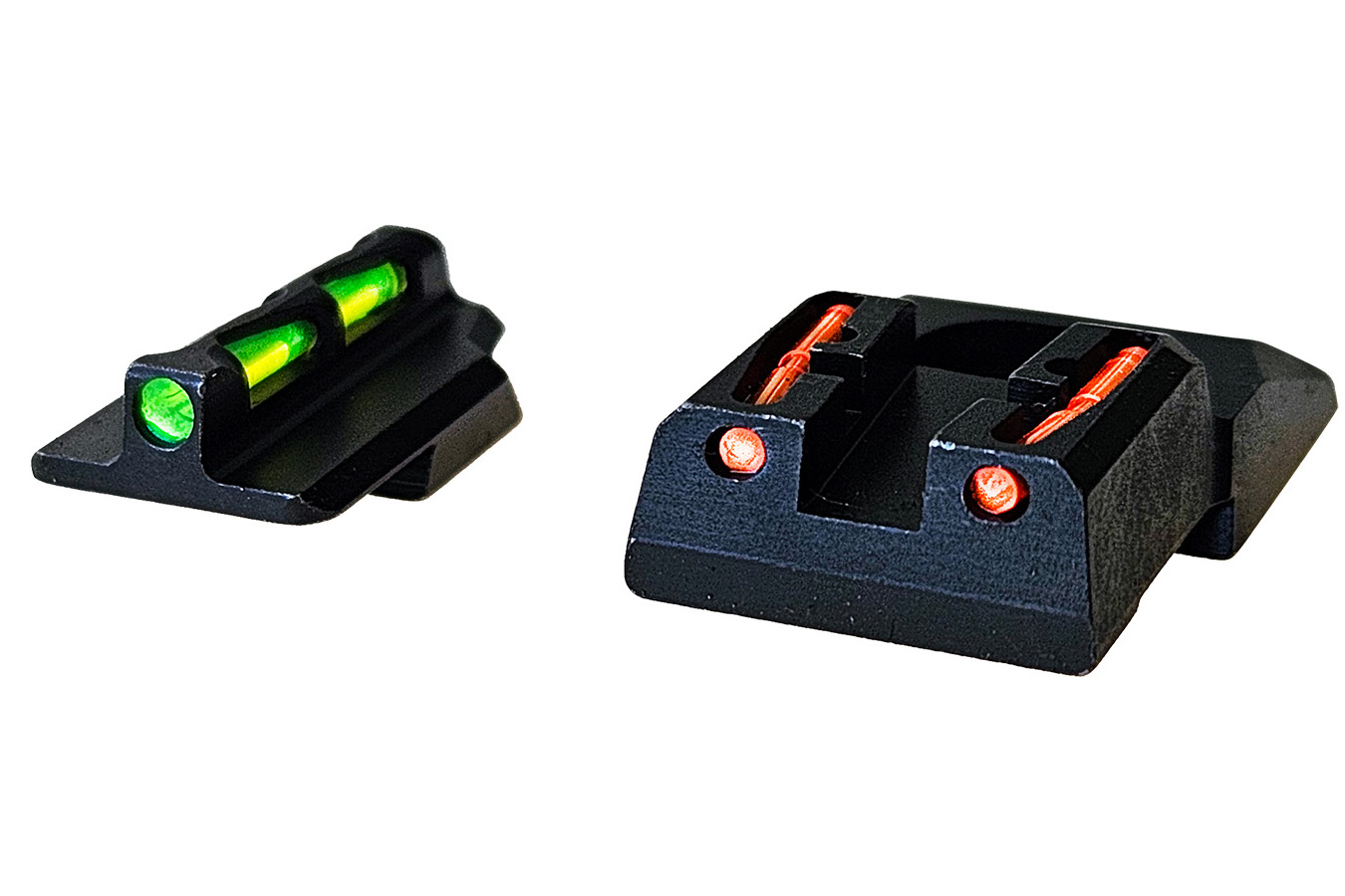 Hi Viz LiteWave Ruger Security 9 Sight Set Green Fiber Optic Front Sight-Orange Fiber Optic Rear Sight