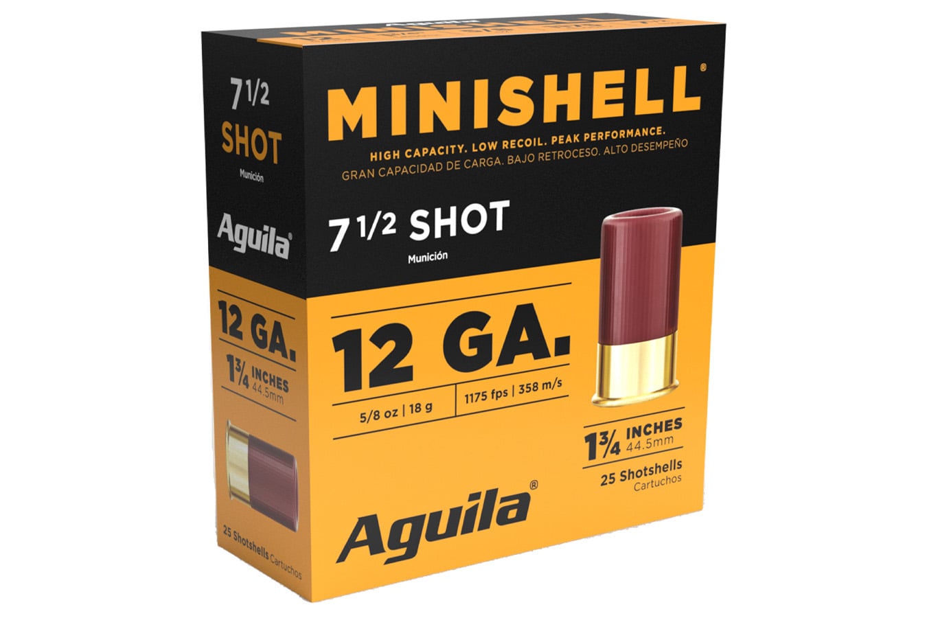 Aguila 12 Gauge 1.75 inch Minishell #7.5 Shot 25/Box
