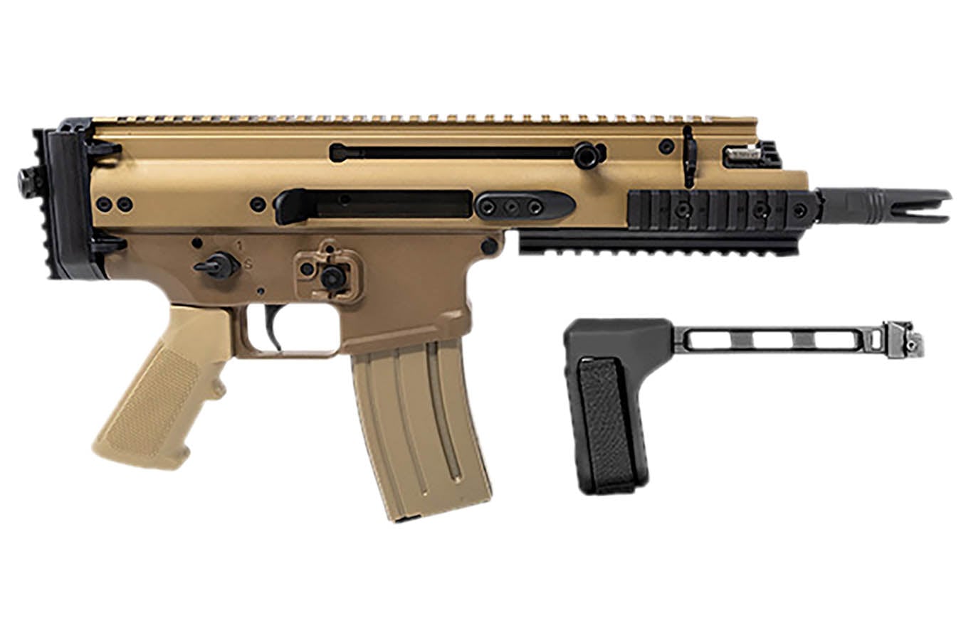 FN SCAR 15P 5.56 NATO Semi-Auto Pistol w/ SB Tactical Brace