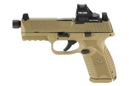  509MT 9MM LUGER 15+1/24+1, 4.50` BLACK TARGET CROWN/THREADED STEEL BARREL, FLAT