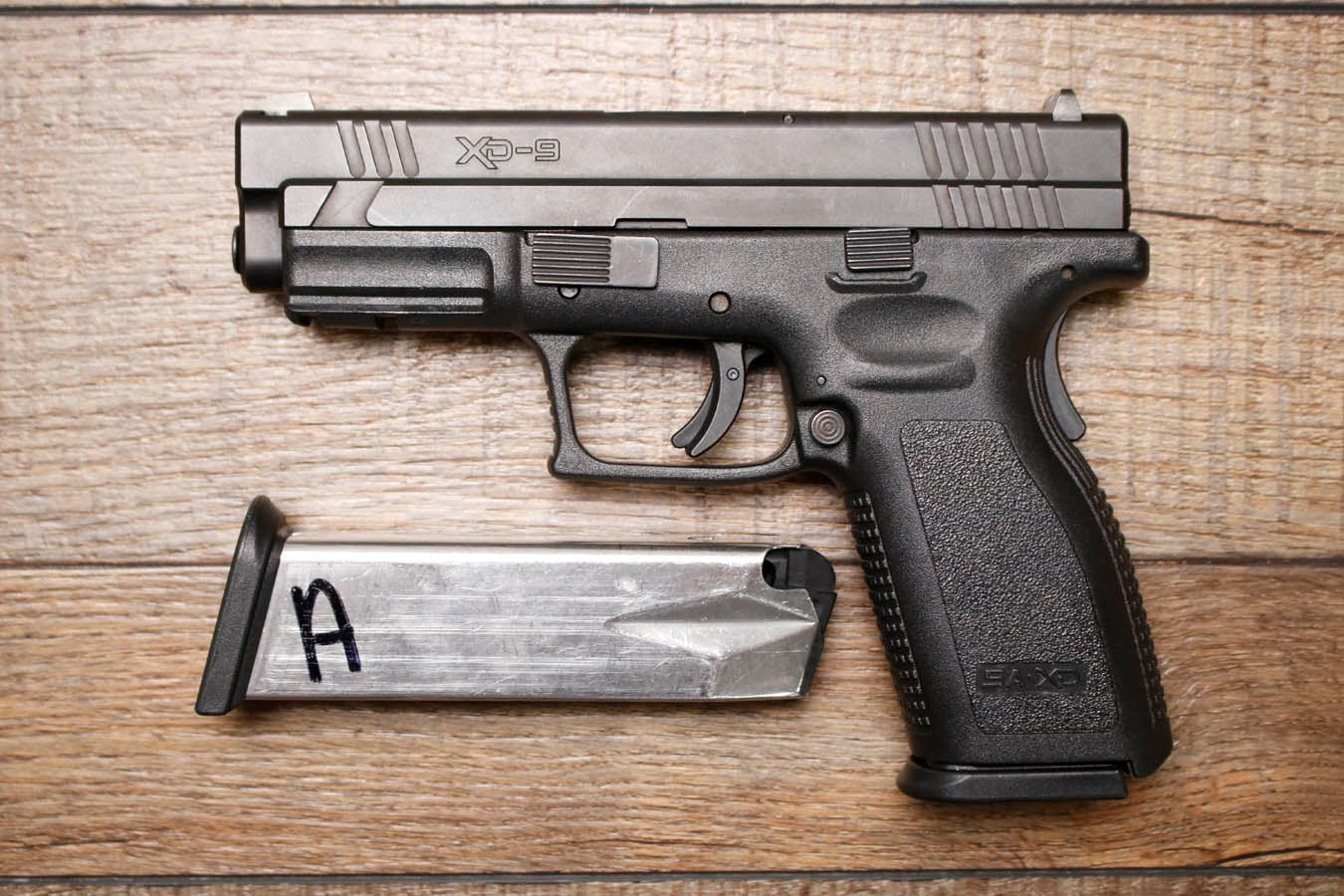 Springfield XD-9 9mm Police Trade-In Pistol with Two Magazines