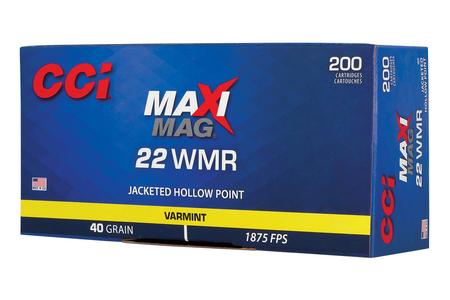 CCI 22 WMR 40 gr Maxi-Mag JHP Troy Landry Special Edition 200/Box